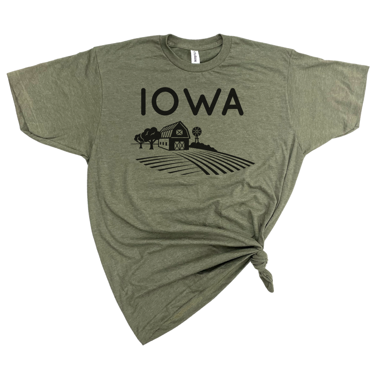 IOWA FARMLAND T-SHIRT MAUVE