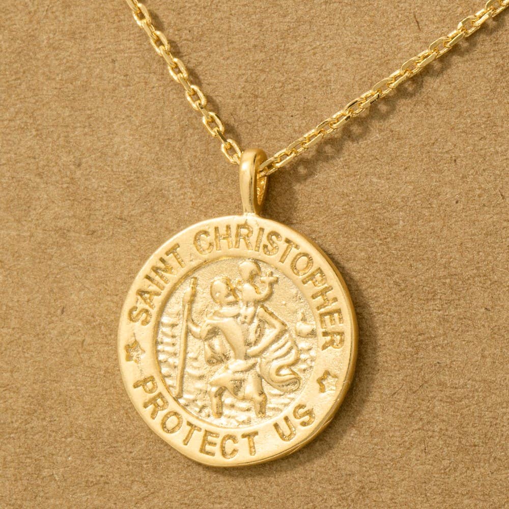 Mini Saint Christopher Necklace: S