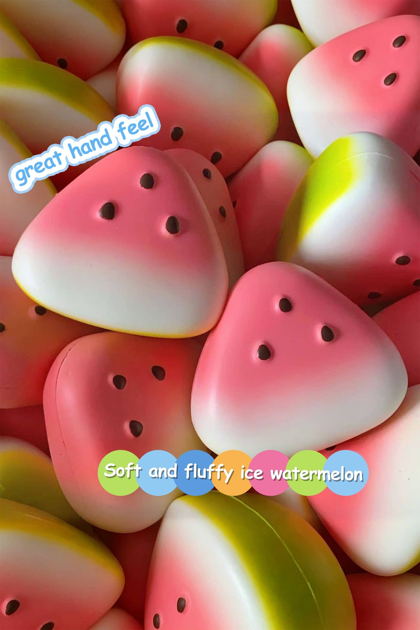 Cute Watermelon Skin Slow Rising Squishy
