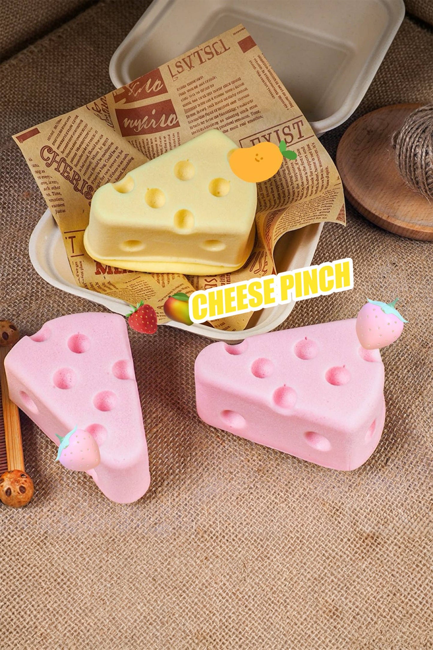 Cheese Slice Slow Rising Squishy