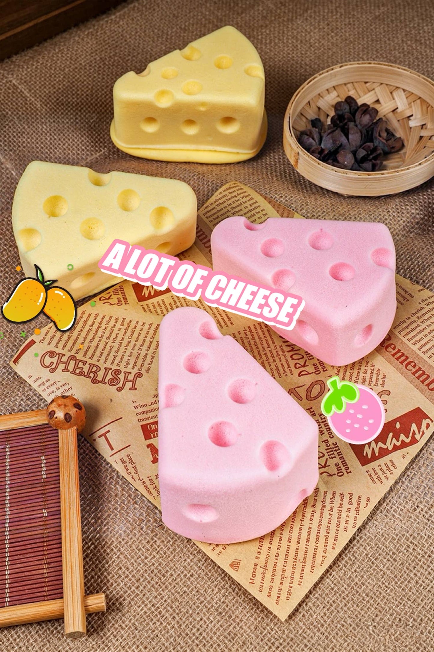 Cheese Slice Slow Rising Squishy