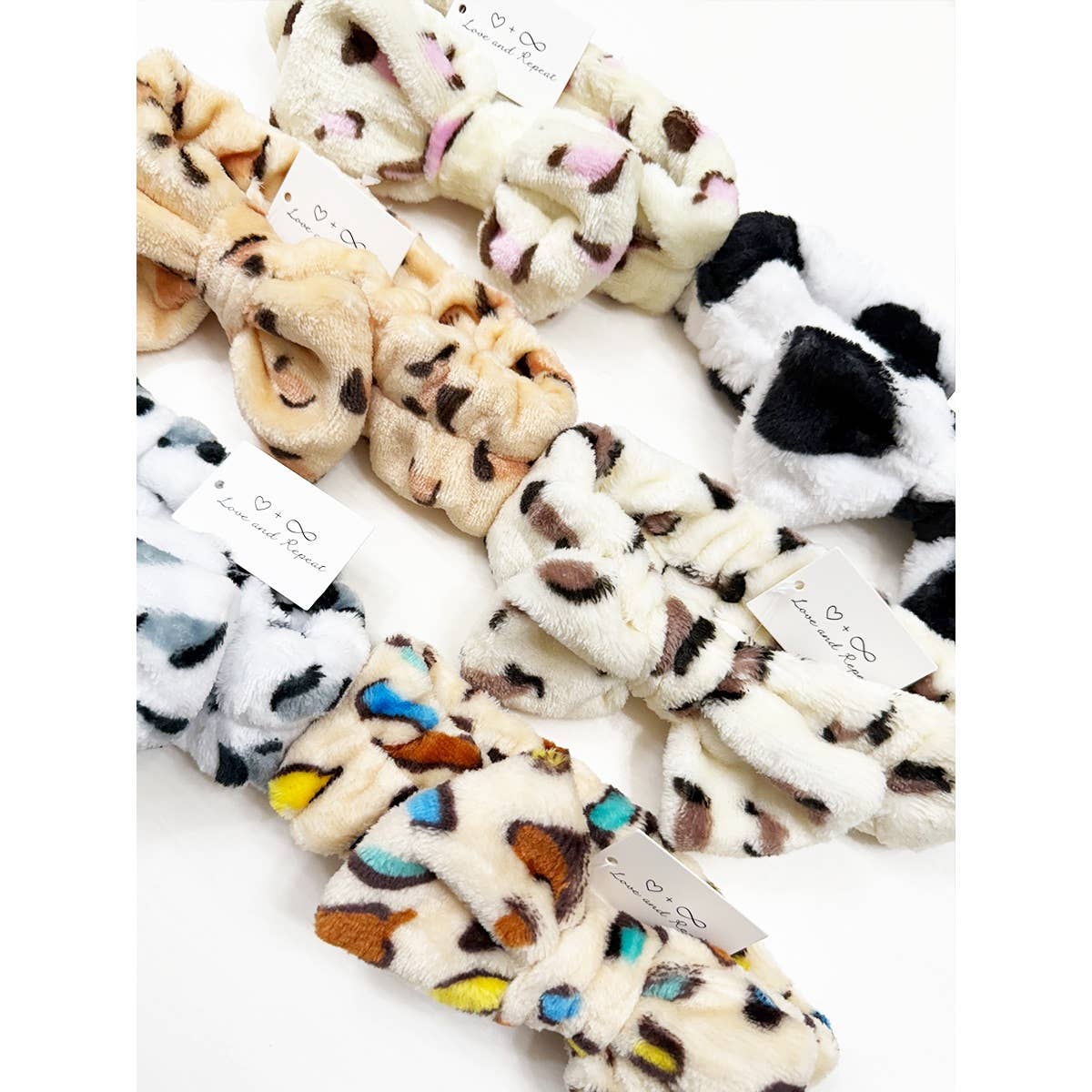 Leopard Print Shower Headwrap: MIX COLOR / ONE(12)