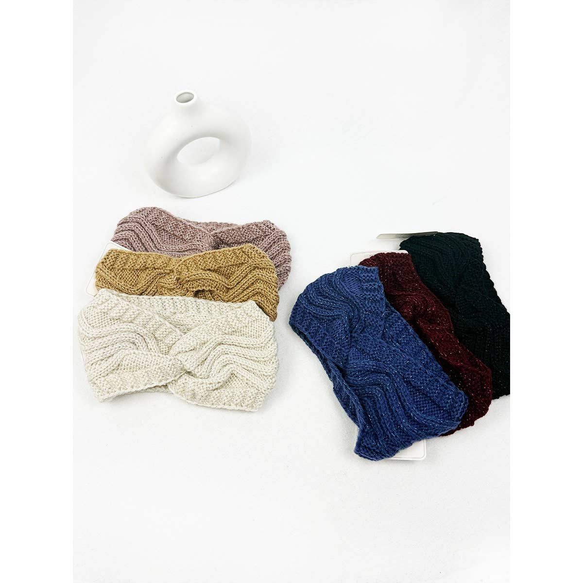 Fashion Winter Knit Headwrap: MIX COLOR / ONE(12)