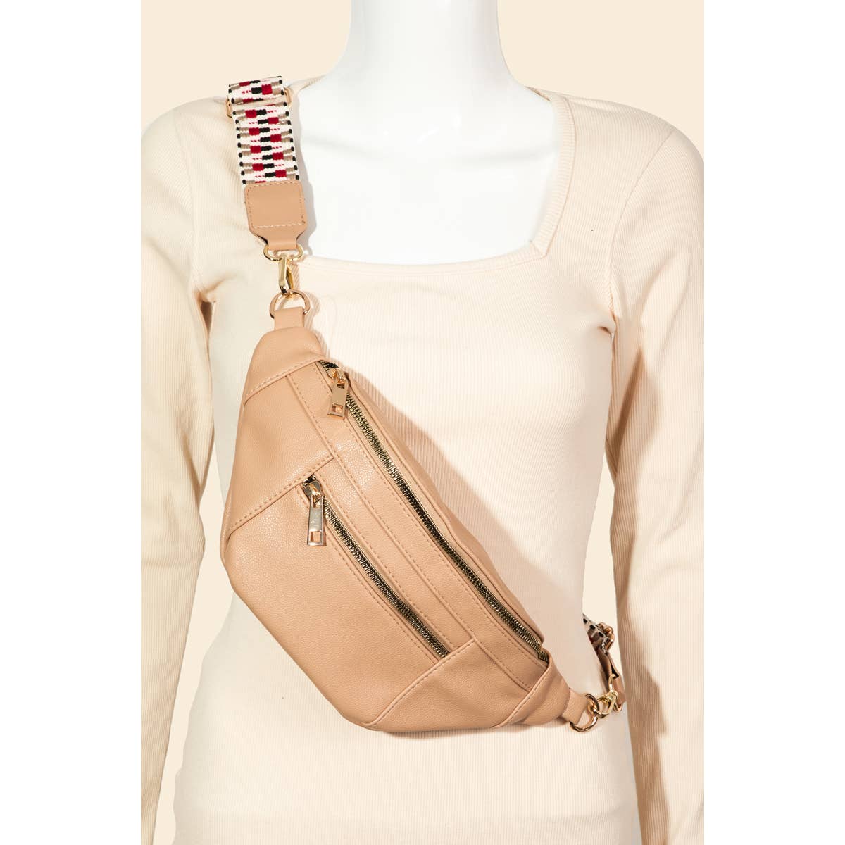 Leather Fanny Pack Bag: IV