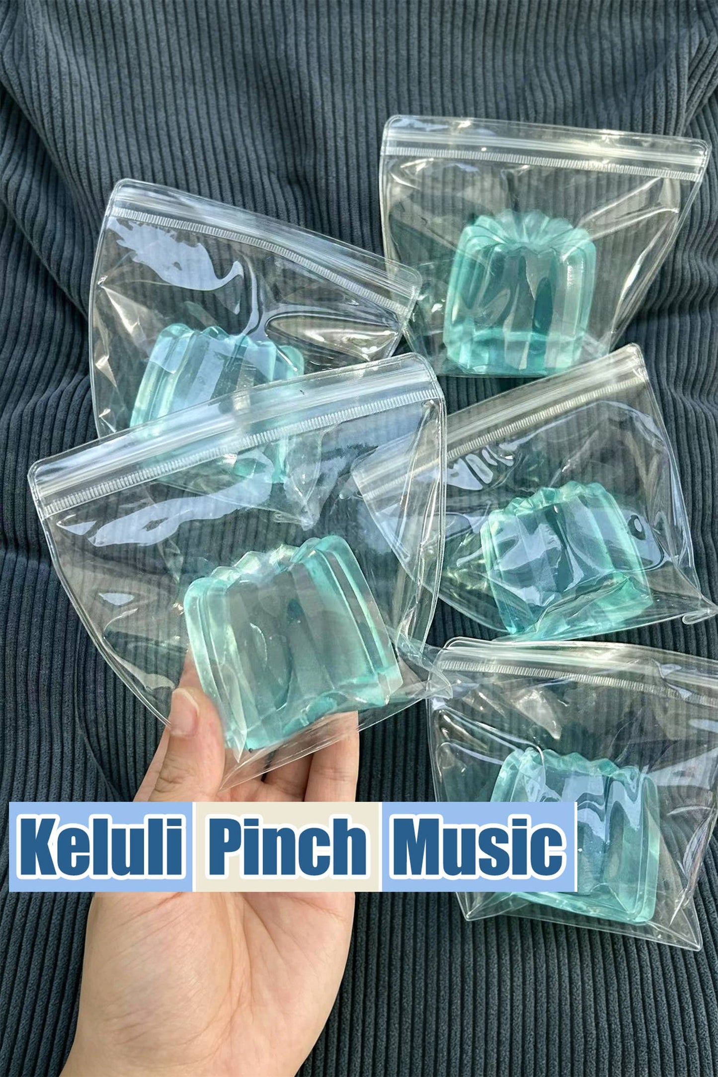 Clear Glacier Cannelé S Squishy