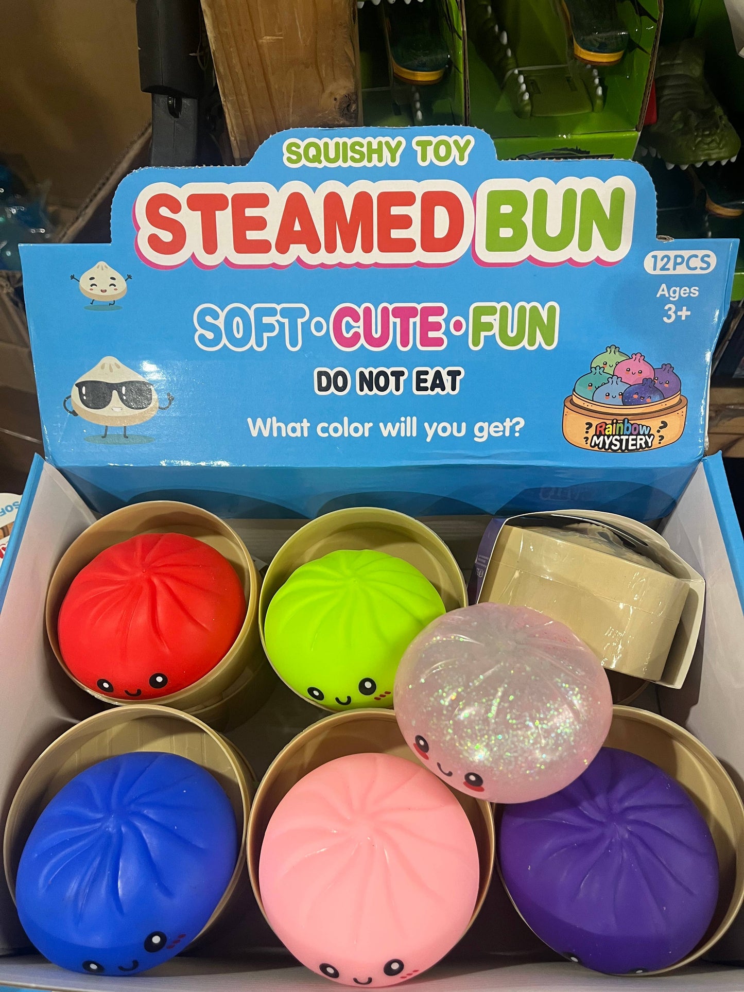 Squishy SOLID Dumpling PLASTIC WRAPPED | HOT | Trendy
