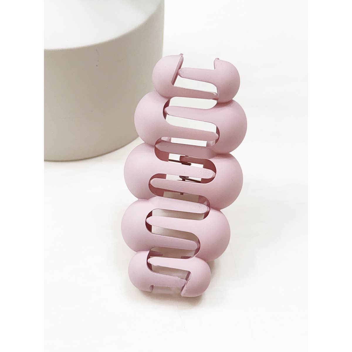 Powdery Soft Matt Bubble Pearl Hair Claw Clips: MIX COLOR / ONE(12)