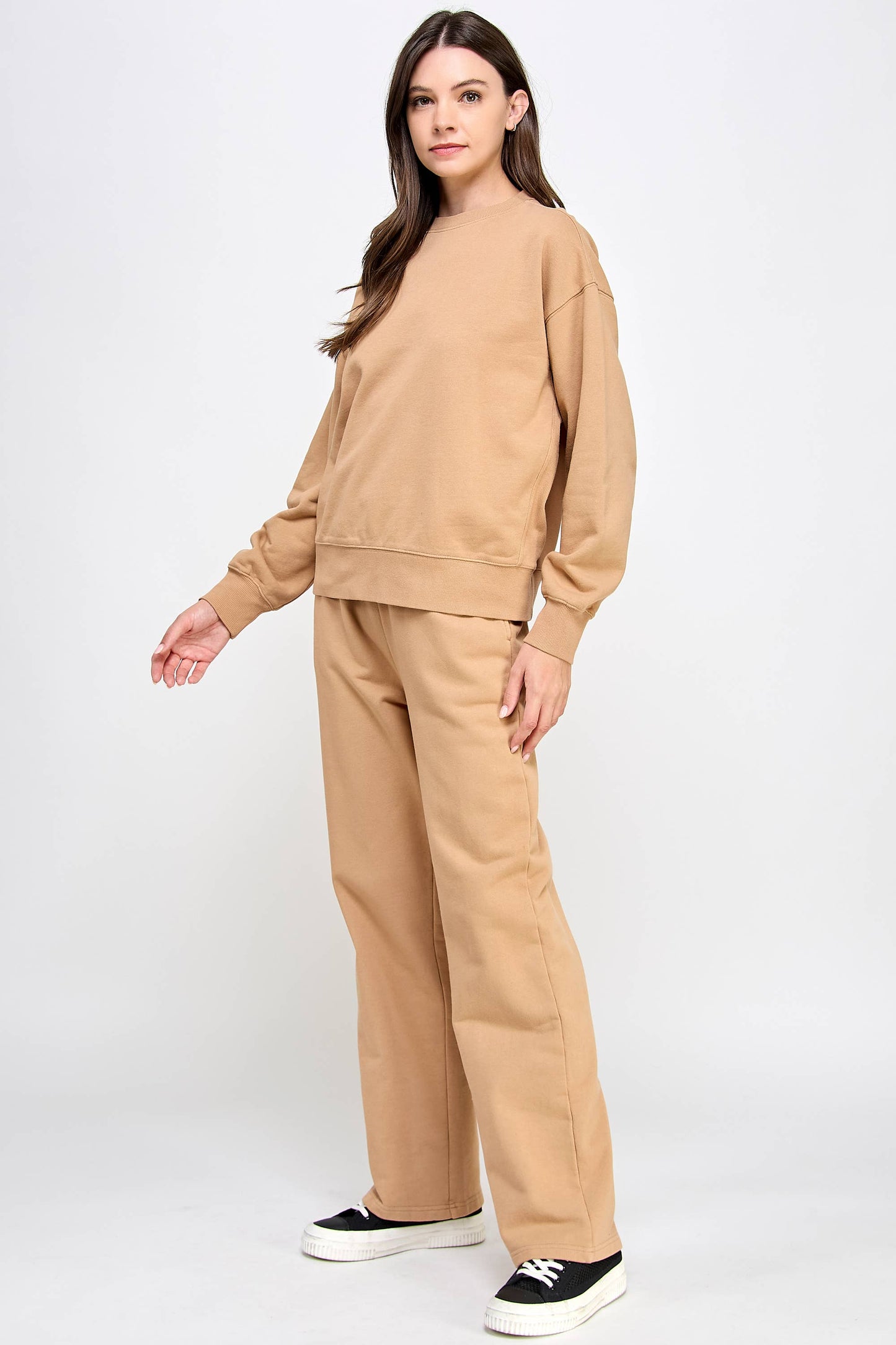 P9004T EVERYDAY SOFT FRENCH TERRY SWEATSHIRT: Gray / SMALL
