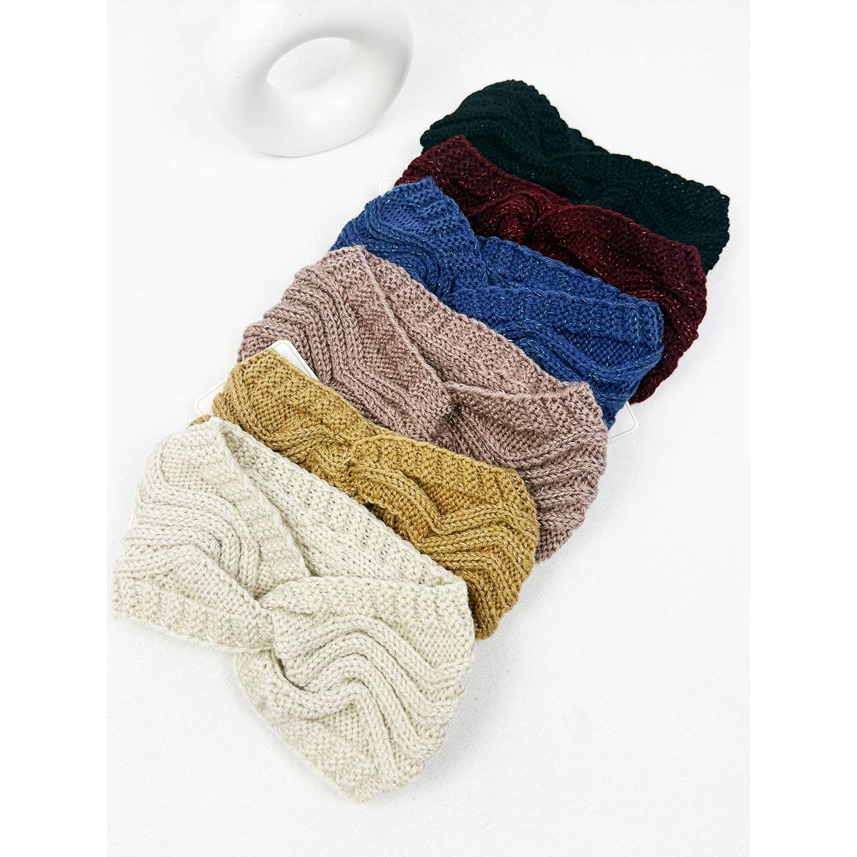 Fashion Winter Knit Headwrap: MIX COLOR / ONE(12)