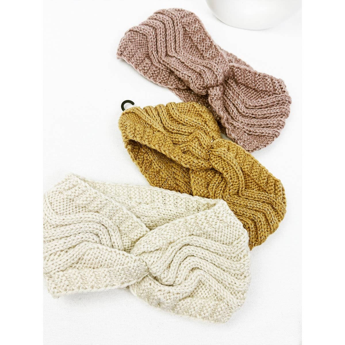 Fashion Winter Knit Headwrap: MIX COLOR / ONE(12)
