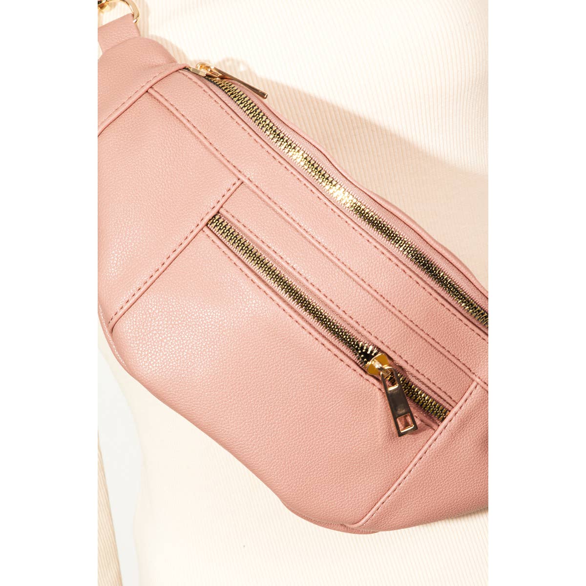 Leather Fanny Pack Bag: KA