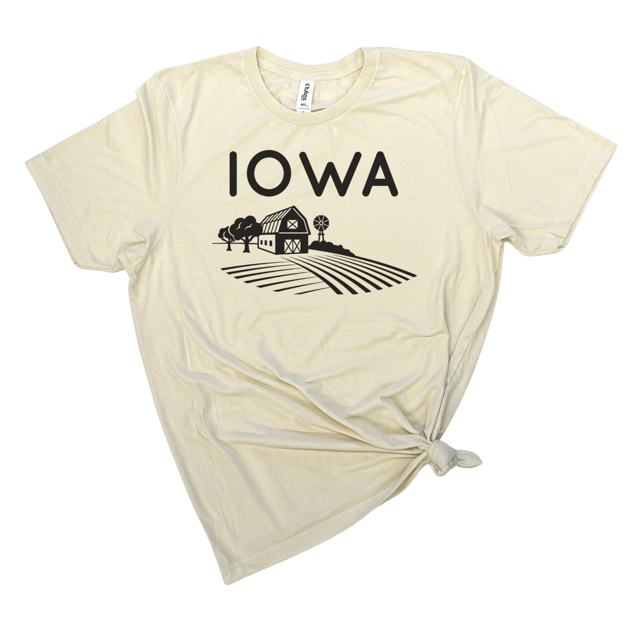 IOWA FARMLAND T-SHIRT MAUVE