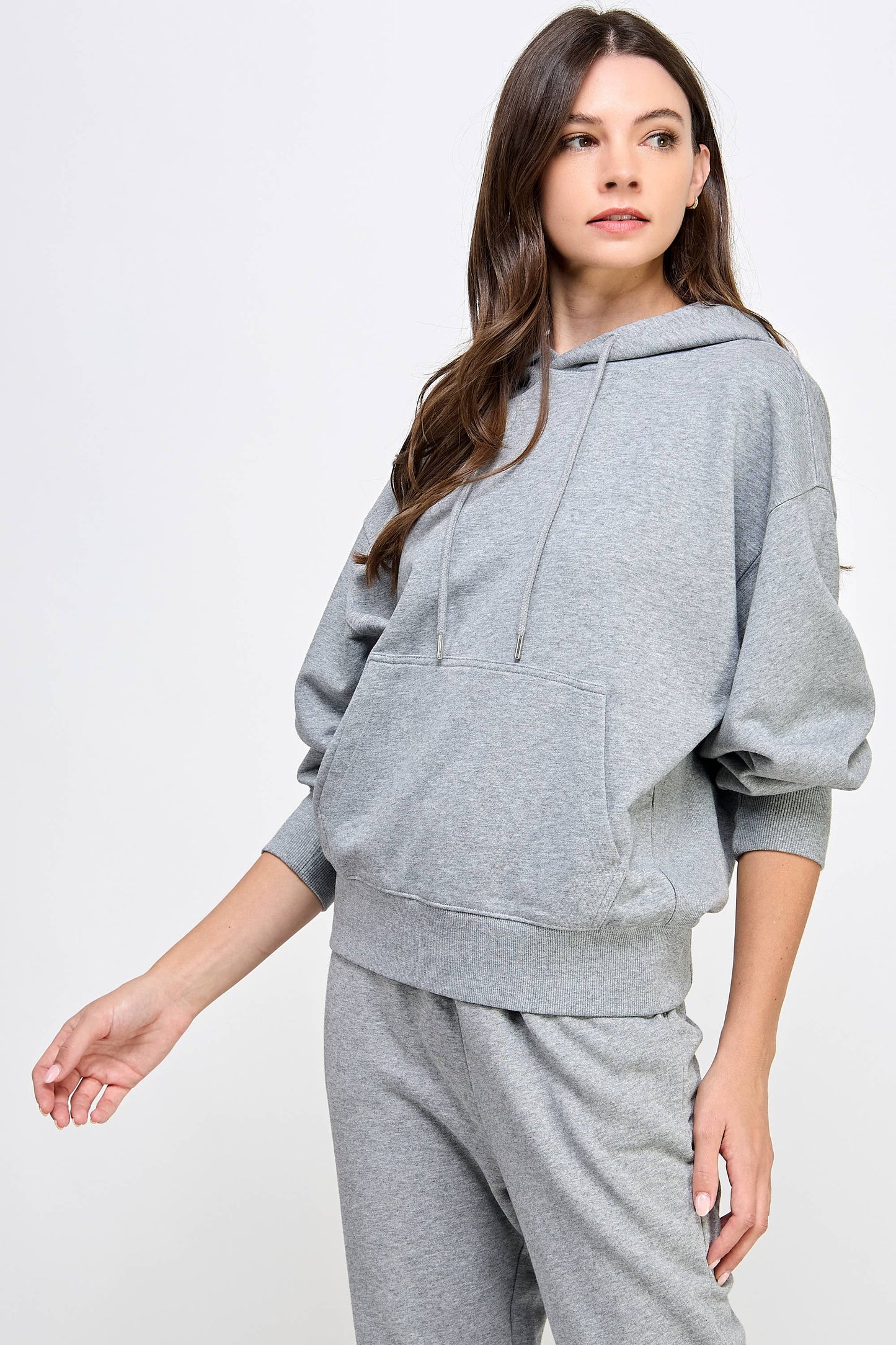 P9005T EVERYDAY SOFT FRENCH TERRY PULL-OVER HOODIE: Black / SMALL