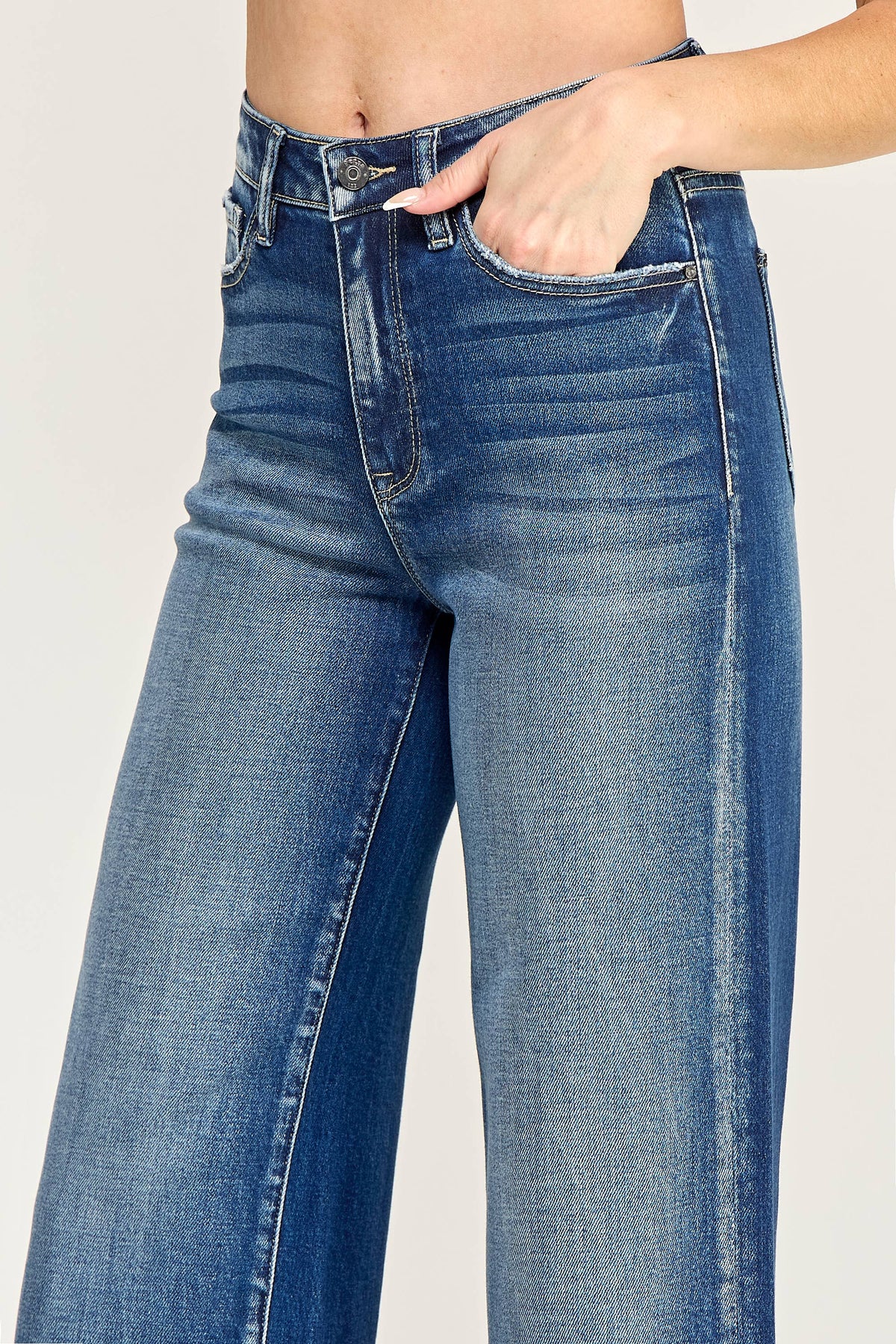 P7028W-DM SUPER SOFT TOUCH HIGH RISE COMFORT WIDE LEG#1