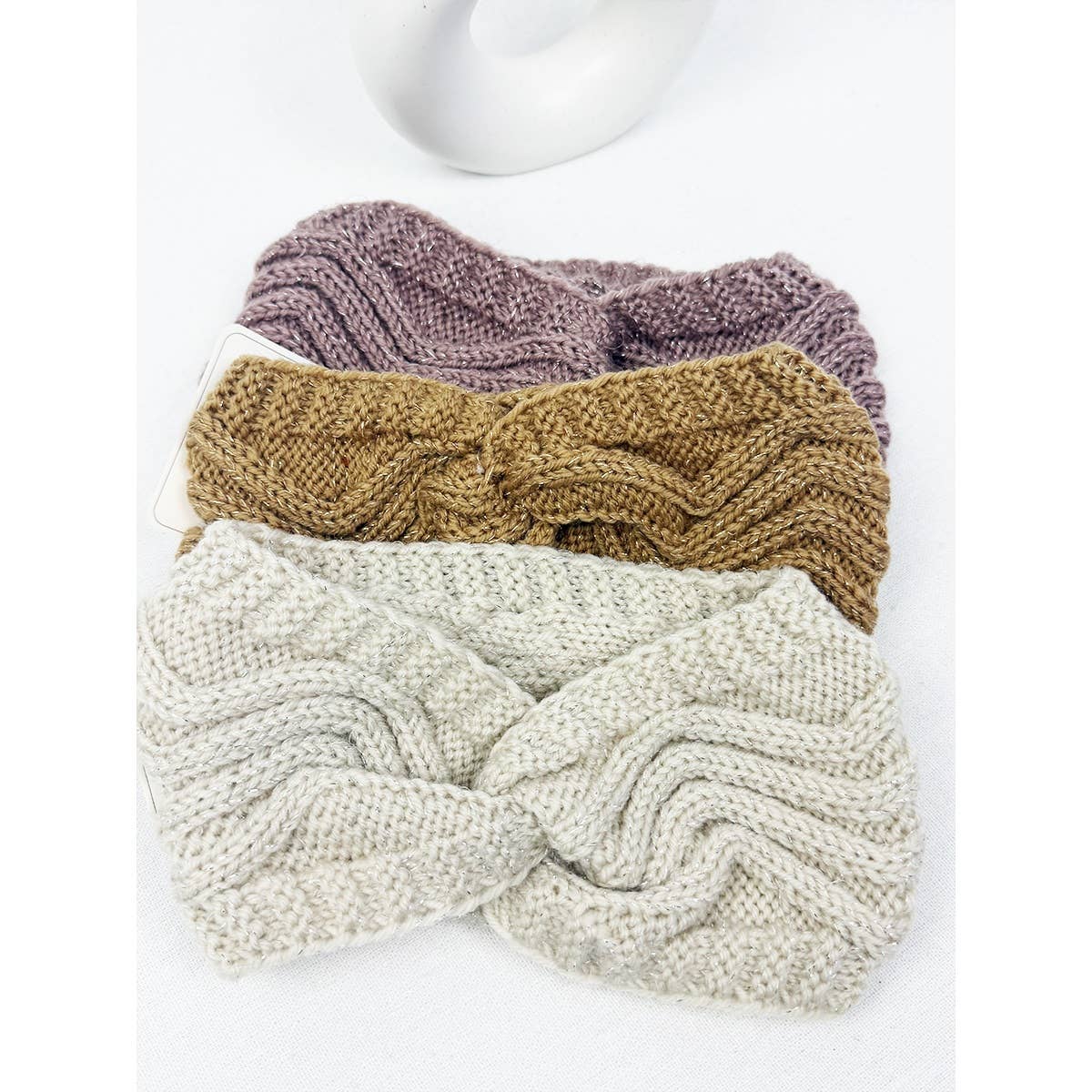Fashion Winter Knit Headwrap: MIX COLOR / ONE(12)