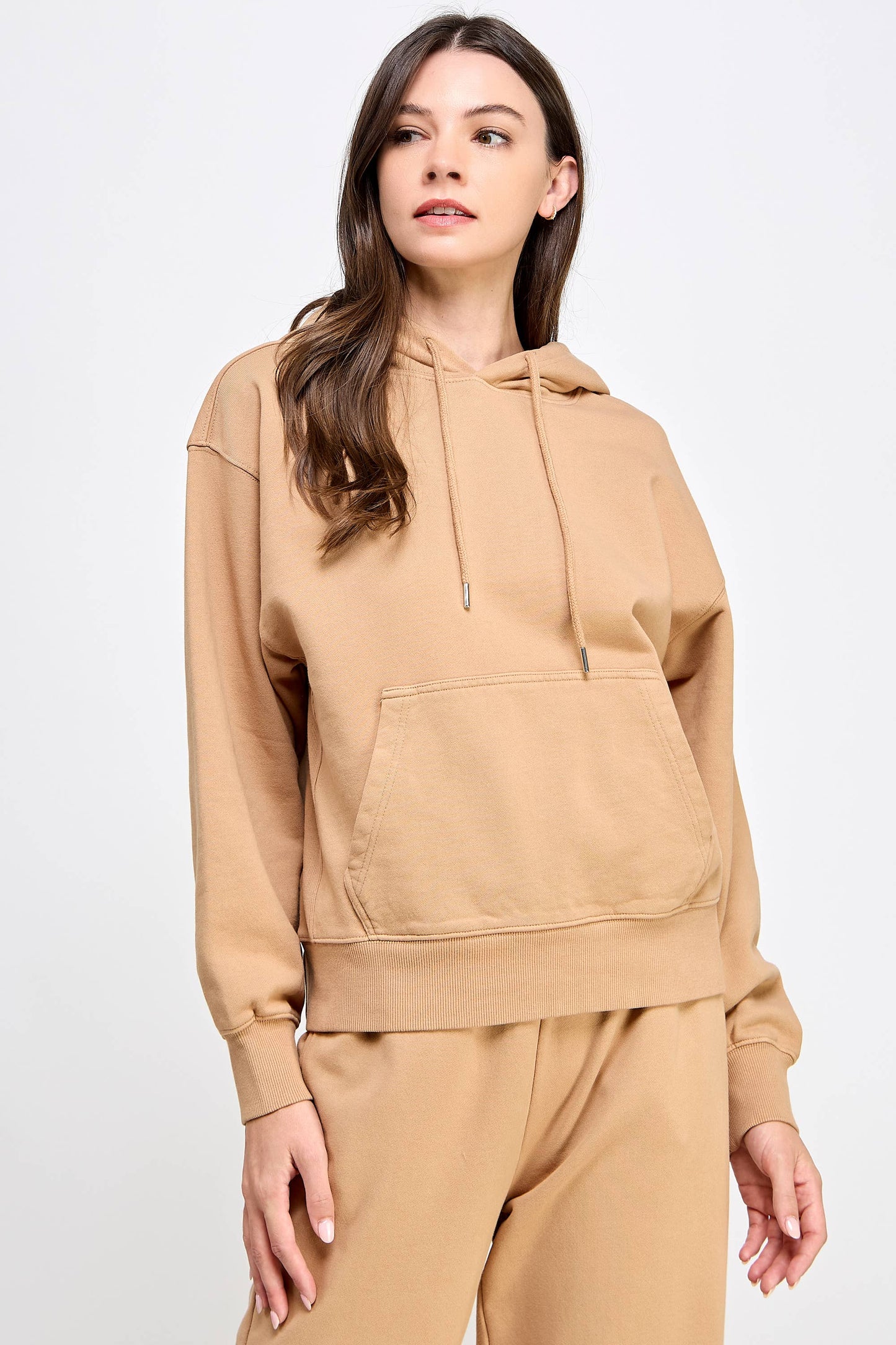 P9005T EVERYDAY SOFT FRENCH TERRY PULL-OVER HOODIE: Black / SMALL