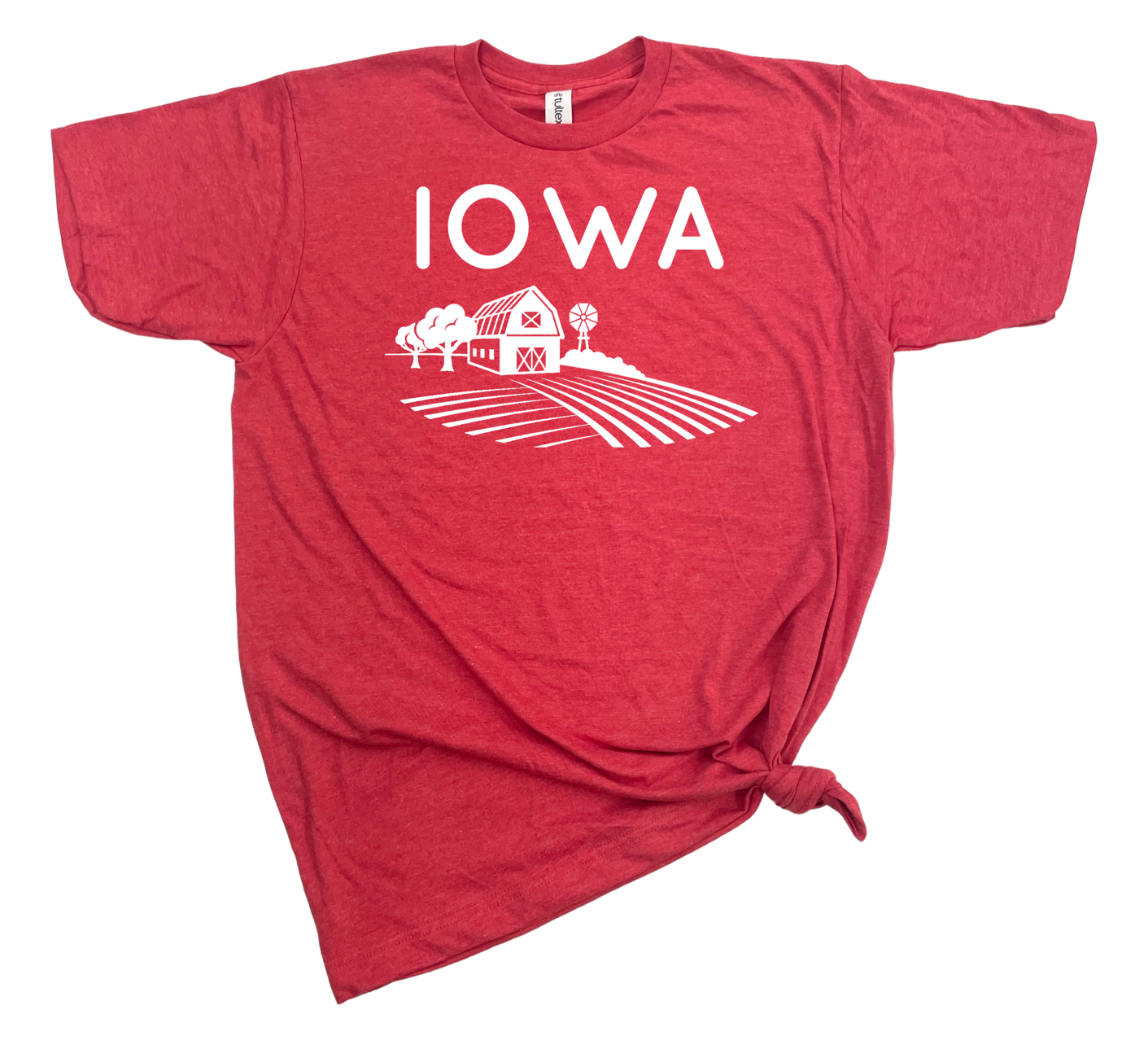 IOWA FARMLAND T-SHIRT MAUVE