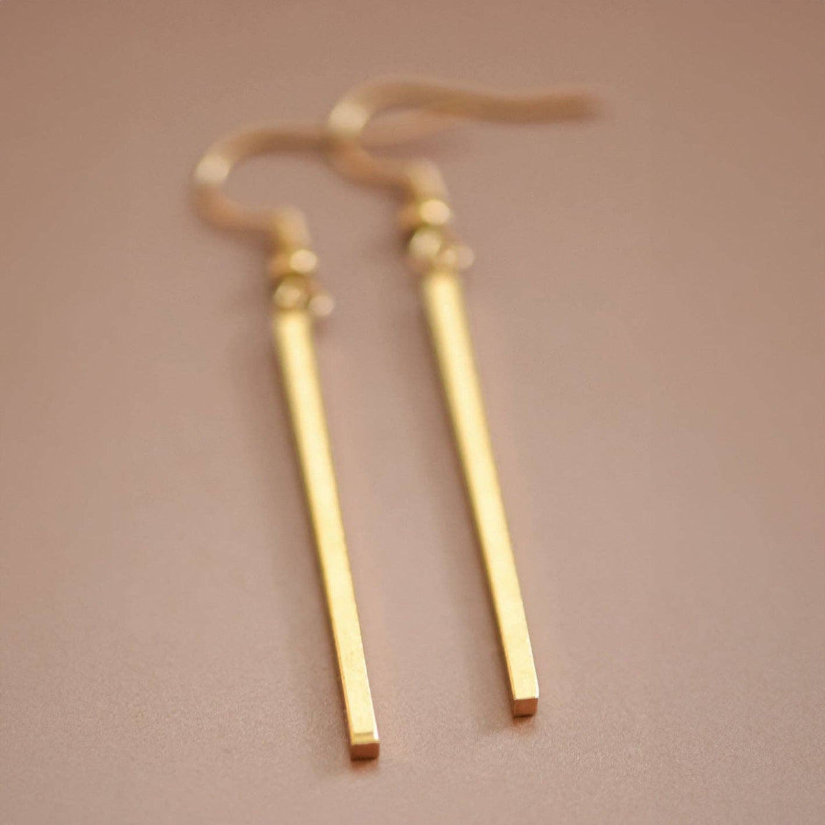 18K Gold Plated Waterproof Stainless Steel Drop Earrings - 6976: S0OX3T6976 Gold
