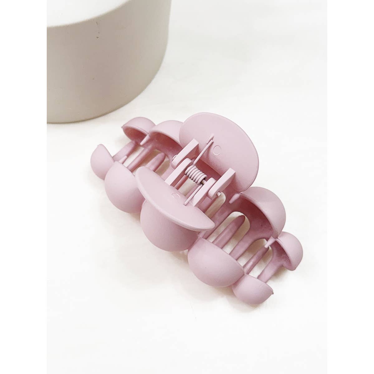 Powdery Soft Matt Bubble Pearl Hair Claw Clips: MIX COLOR / ONE(12)
