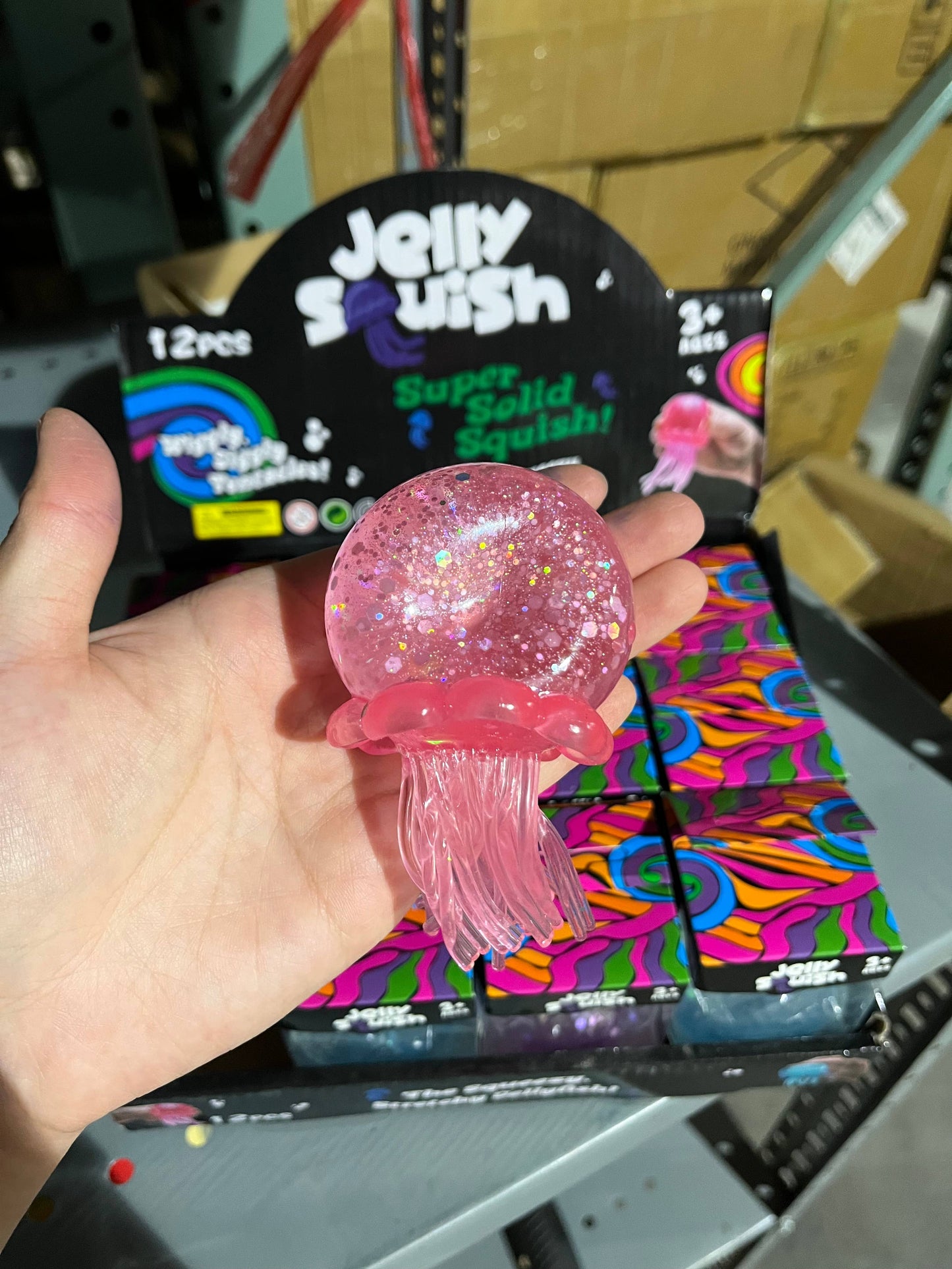 Maltose Glitter Palm-Sized Jellyfish | A130