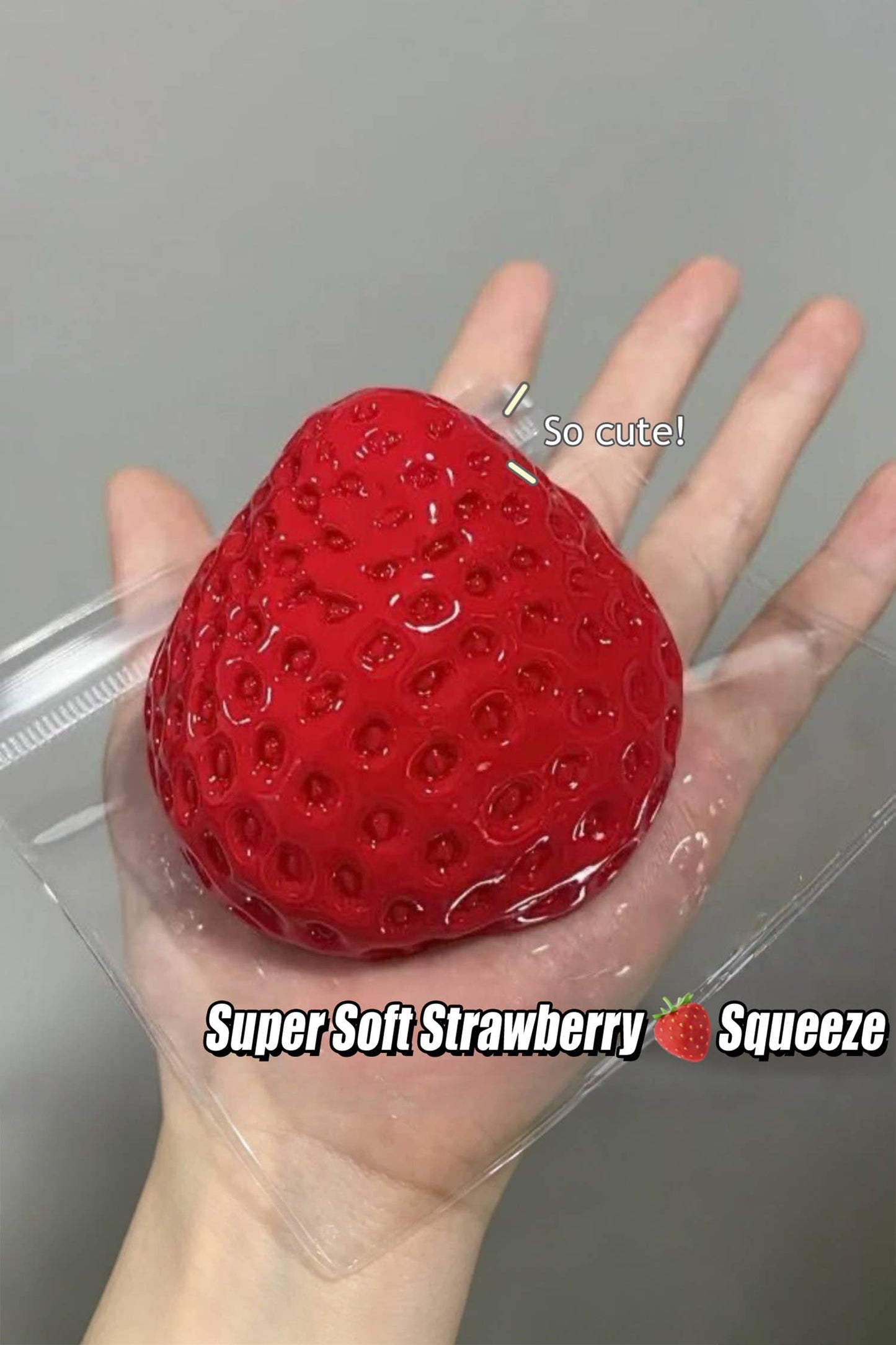 Strawberry TABA Squishy Toy