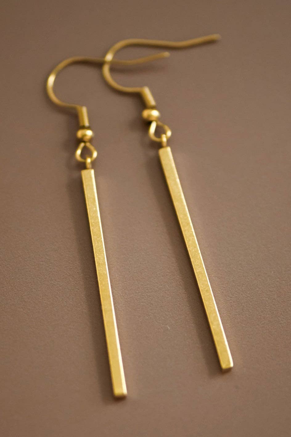 18K Gold Plated Waterproof Stainless Steel Drop Earrings - 6976: S0OX3T6976 Gold