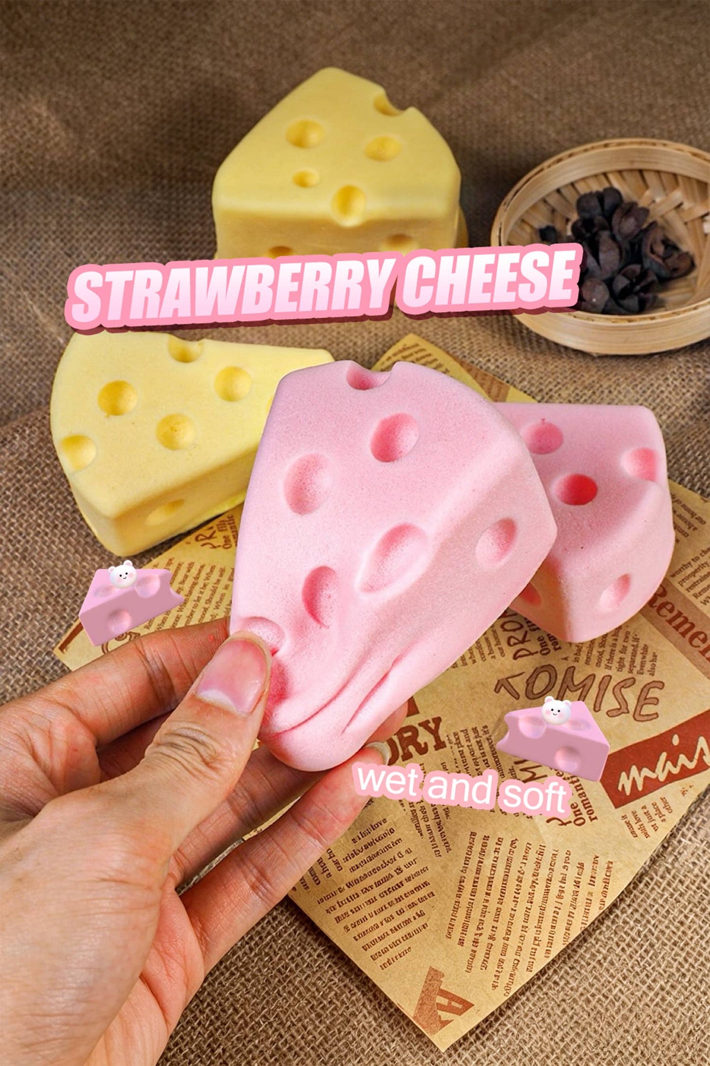 Cheese Slice Slow Rising Squishy