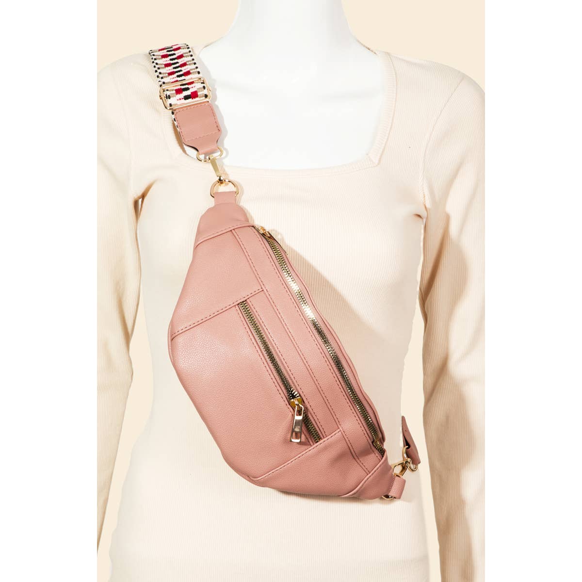 Leather Fanny Pack Bag: IV