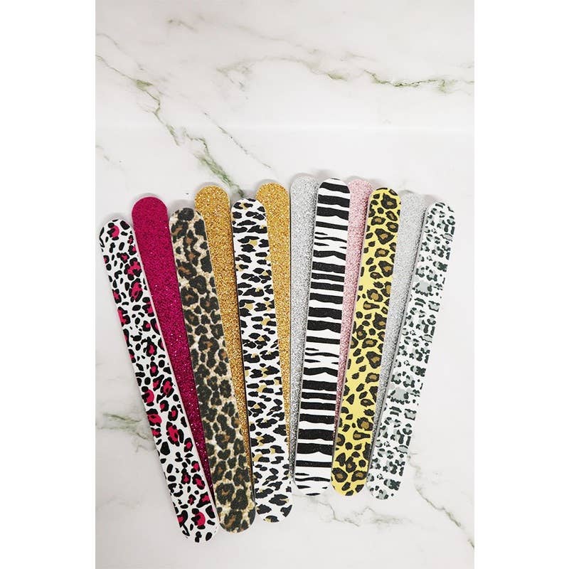 2-pc Multi Nail File Set: MIX COLOR / ONE(12)