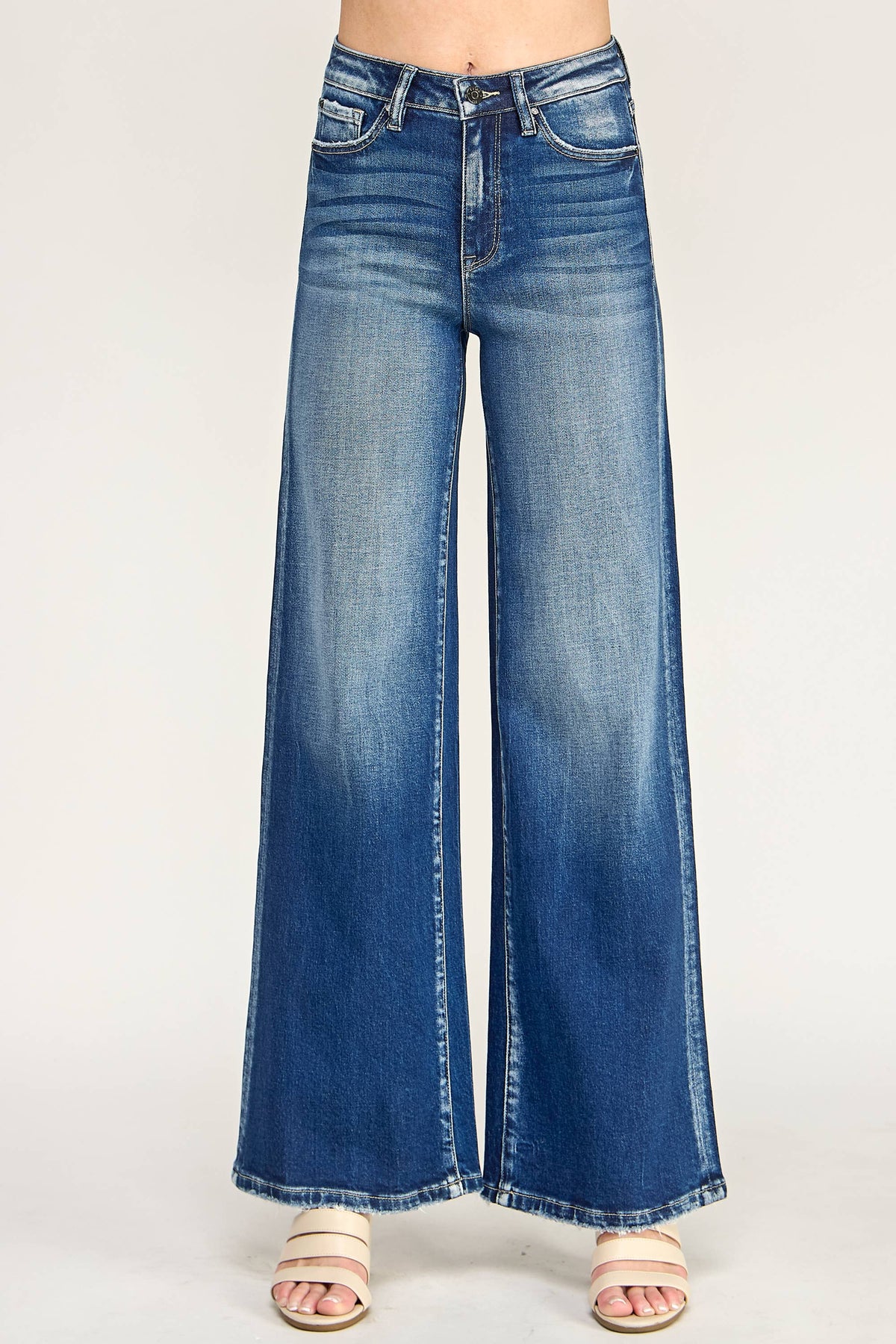 P7028W-DM SUPER SOFT TOUCH HIGH RISE COMFORT WIDE LEG#1