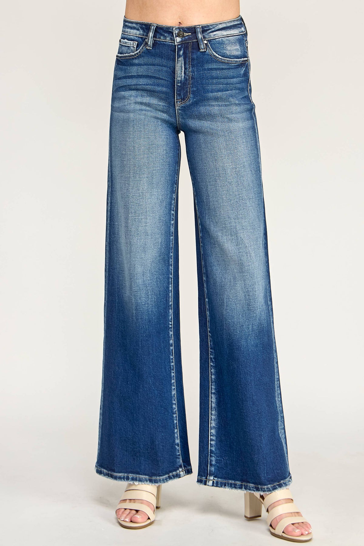 P7028W-DM SUPER SOFT TOUCH HIGH RISE COMFORT WIDE LEG#1