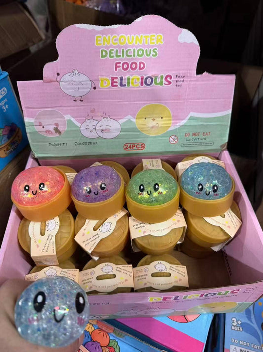 MINI Glitter ORBYS Squishy Trendy Dumpling | HOT | 1102