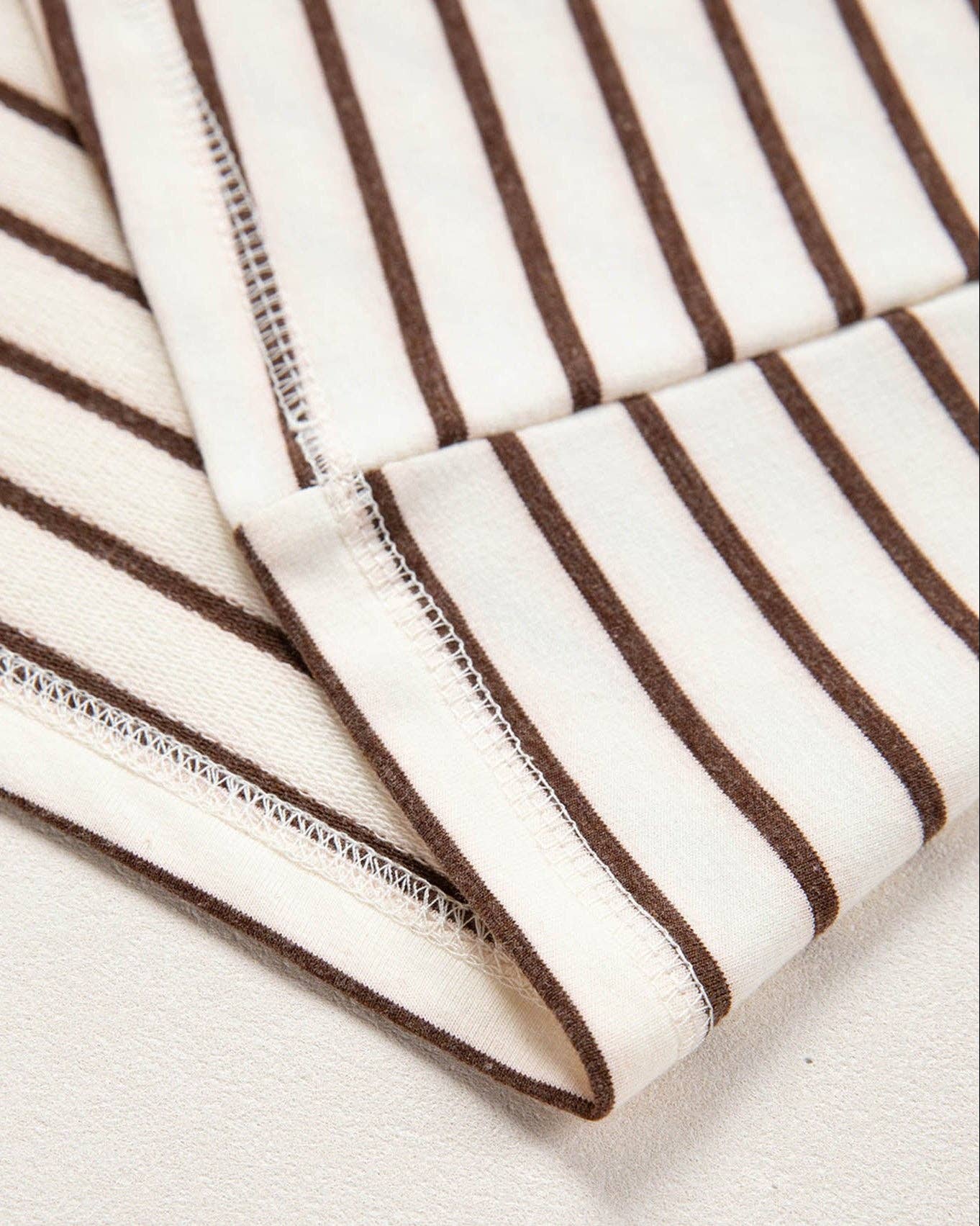 Off-white and brown loose fit tank